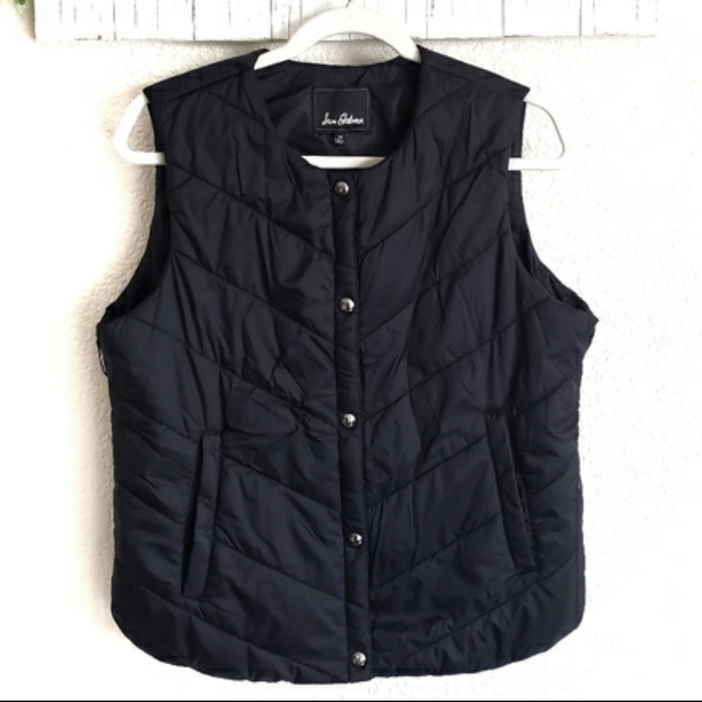 Sam Edelman Black Lightweight Quilted Puffer Vest Medium